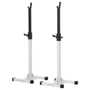 Easycomfort Porta Bilanciere Universale in Acciaio, Altezza Regolabile su 12 Livelli, Carico Massimo 150kg