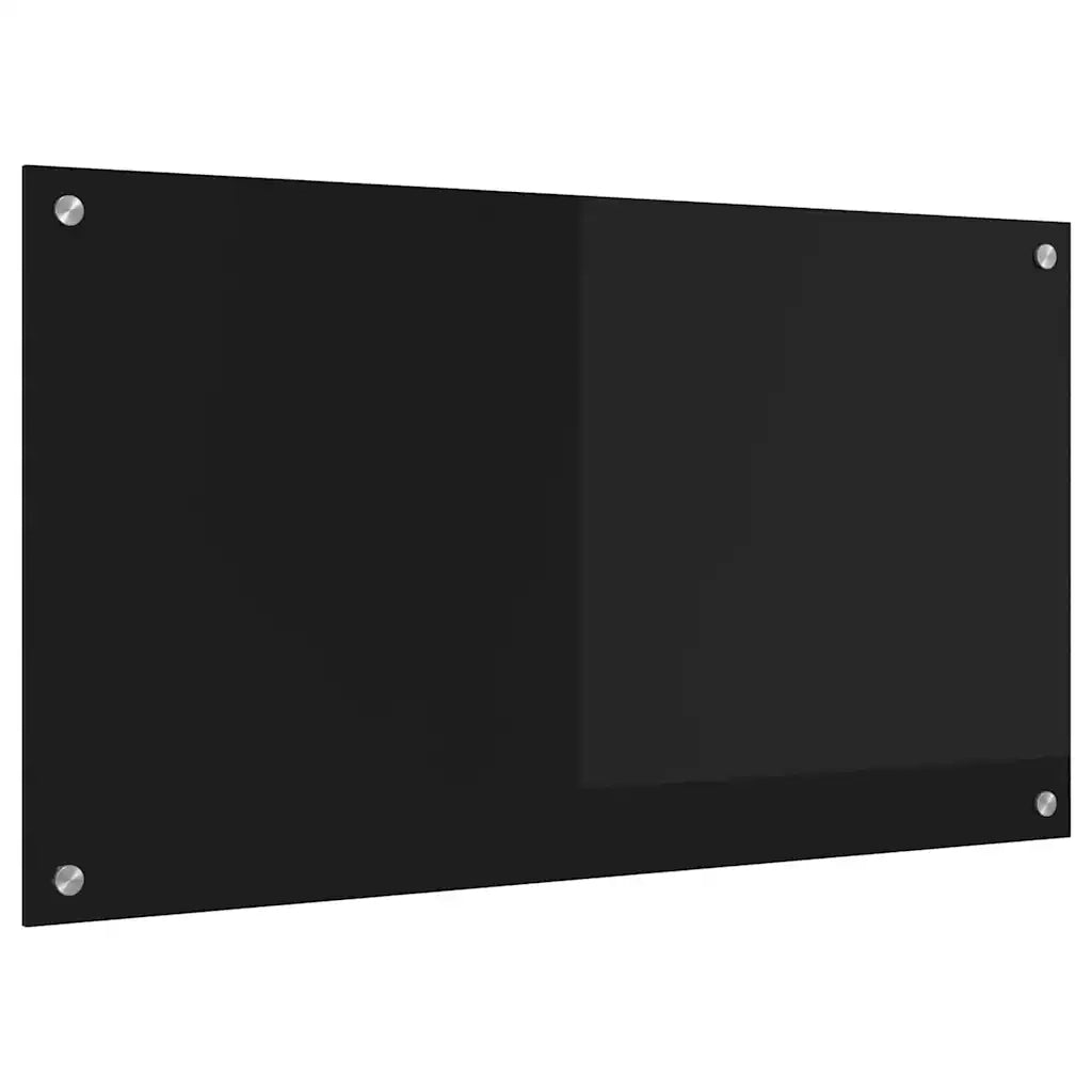 Schienale da cucina Nero 90 x 50 cm vetro temperato CFW3740175