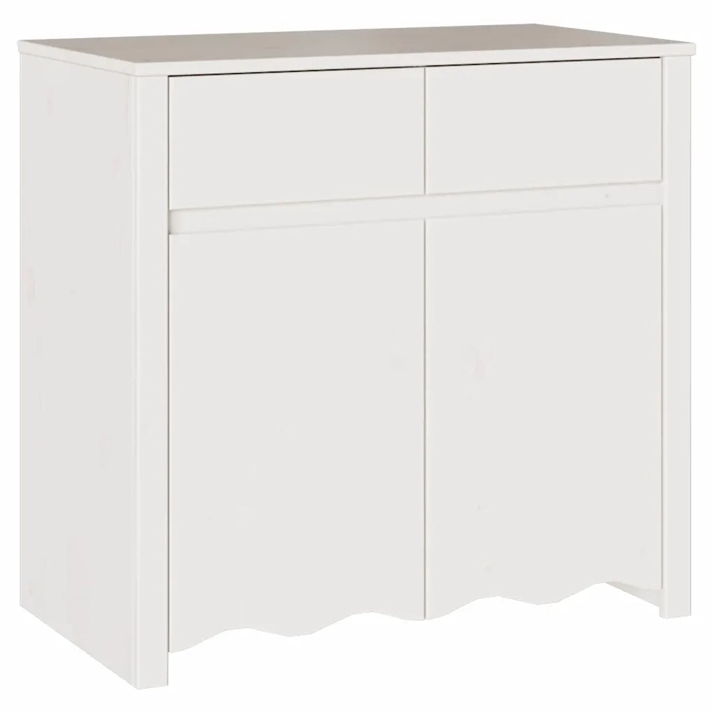 Credenza con cassetto Drammen Bianco 79 x 43 x 75.5 cm 42003041