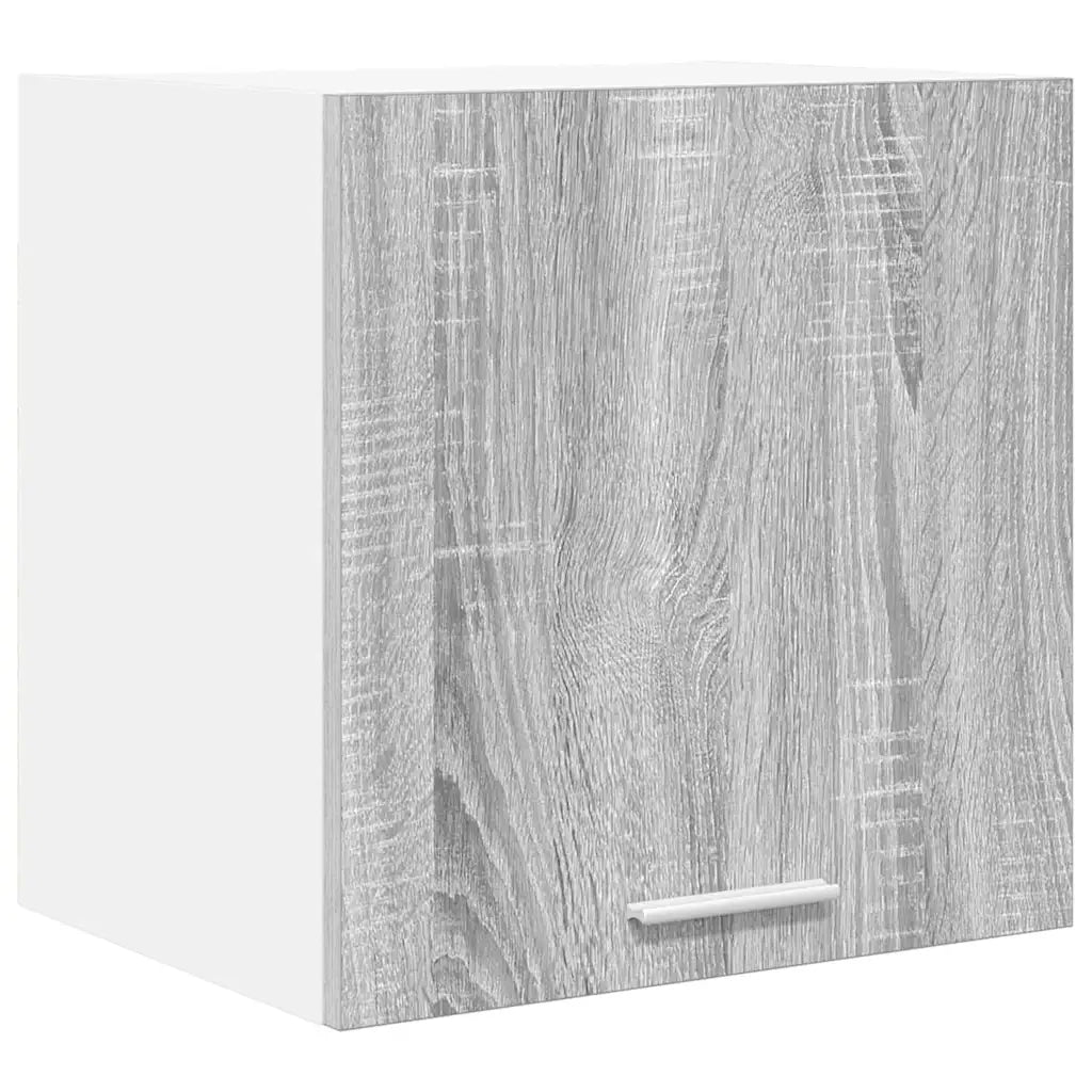 Armadio pensile Grigio Sonoma e Bianco 40 x 31 x 40 cm 884140
