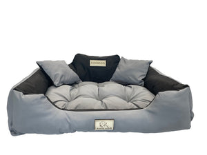 AIO FACTORY 100x75 cm KINGDOG Cuccia per cani impermeabile personalizzabile Grigio scuro