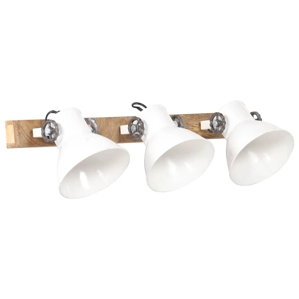 Lampada da Parete in Stile Industriale Bianca 65x25 cm E27 320517