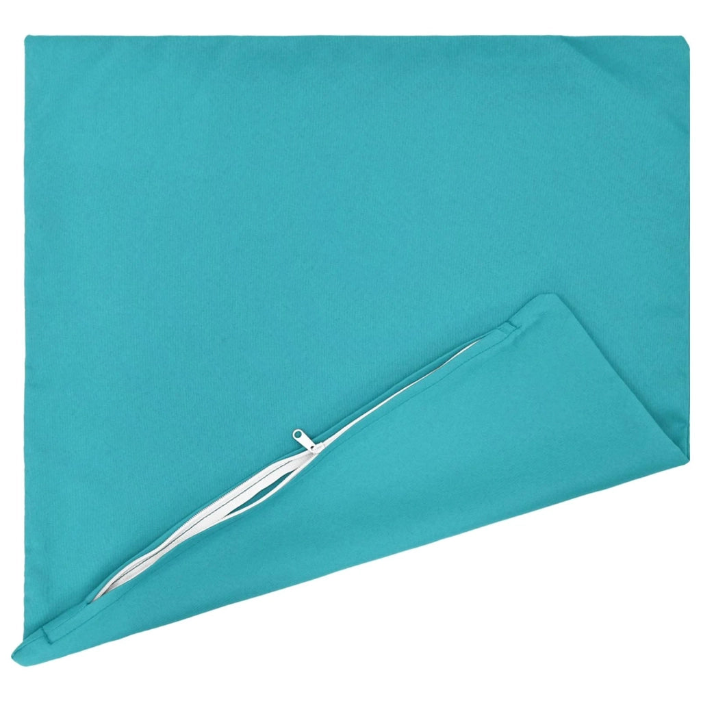 Federa 2 pcs HEERLEN Turchese 60 x 60 cm Poliestere 912709