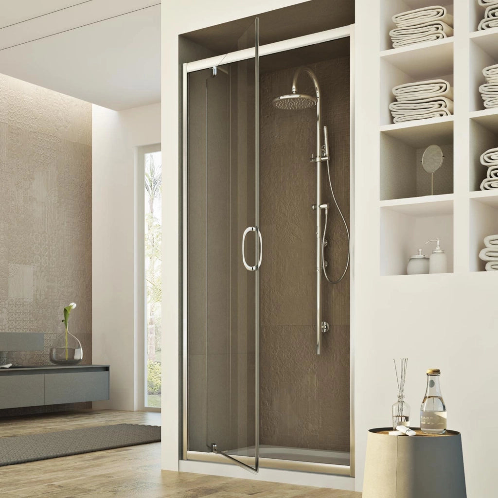 Porta Doccia 75CM H185 trasparente  mod. Sintesi 1 Anta