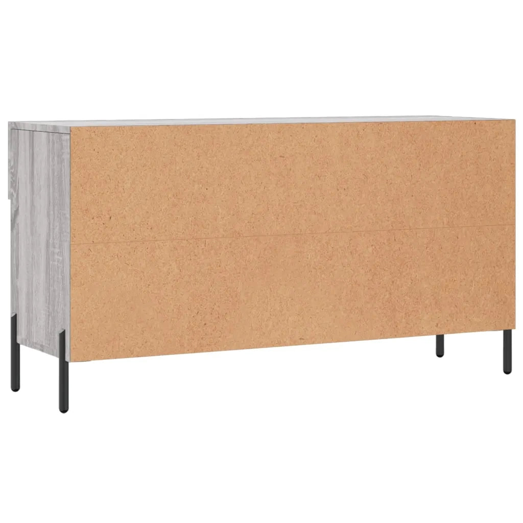 Panca Porta Scarpe | Scarpiera | Mobile per scarpe Grigio Sonoma 102x35x55 cm Legno Multistrato
