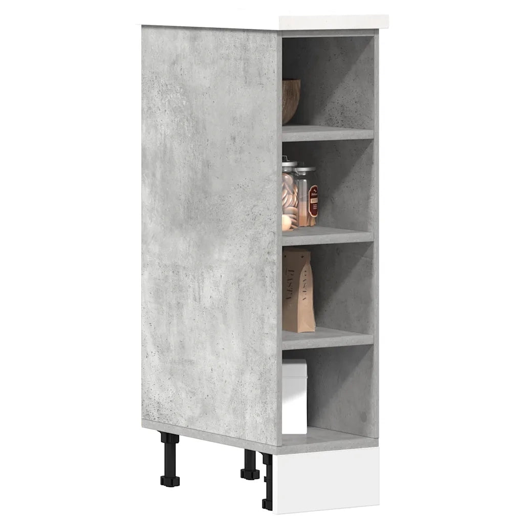 Armadio Inferiore Â“RigaÂ” Grigio Cemento 20x44,5x81,5 cm