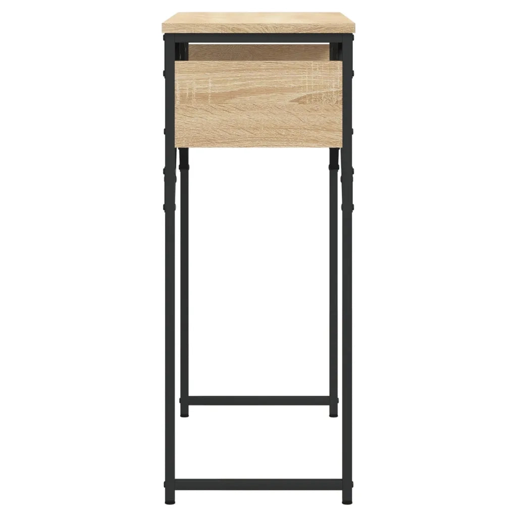 Tavolo Consolle | Tavolo d'Ingresso Ripiano Rovere Sonoma 75x30x75cm Multistrato