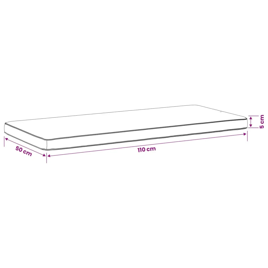 Cuscino per Panchina a 1 Pezzo VUGHT 100% Poliestere Blu 951816