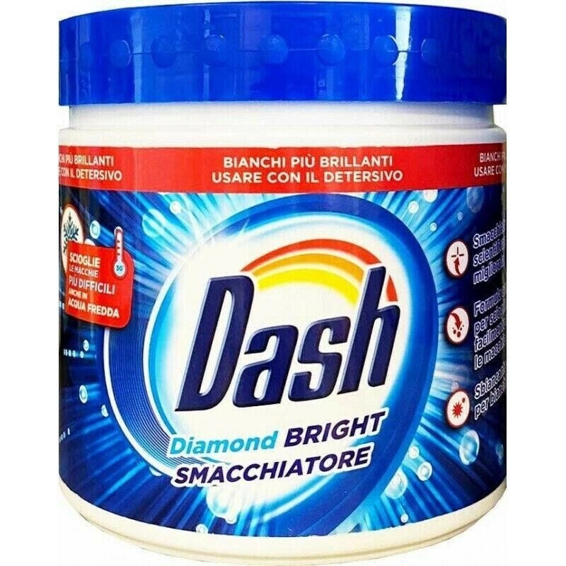 DASH SMACCHIATORE IN POLVERE FORMATO DA 500 GRAMMI PER CAPI BIANCHI