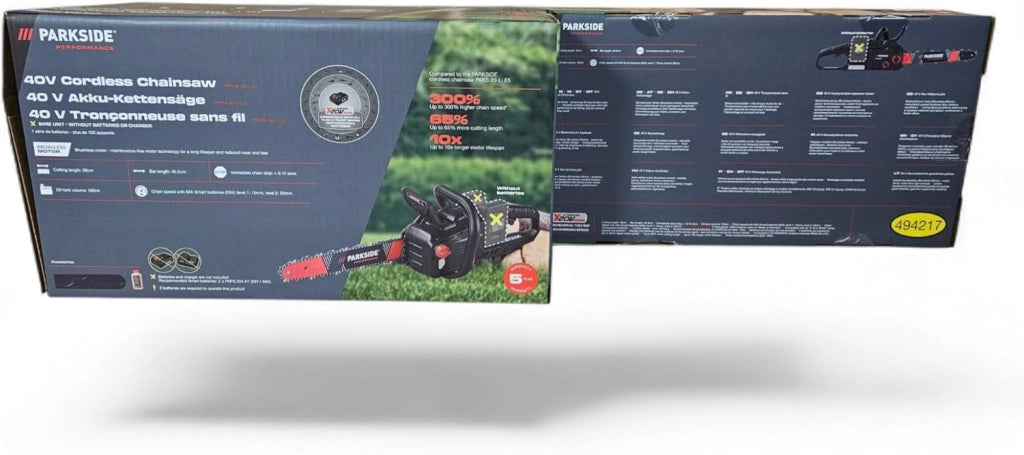 PARKSIDE PERFORMANCE® 40V Motosega a batteria »PPKSA 40 Li« senza batteria e caricatore