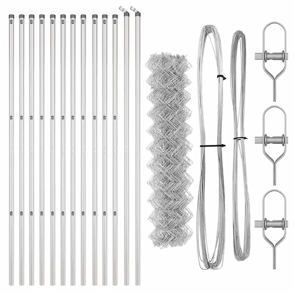 Palo della recinzione Argento 25 x 1,2 m (maglie 60 x 60 mm) 3351145