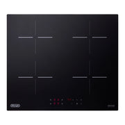 DE LONGHI YLI60 PIANO COTTURA A INDUZIONE 60CM 4 ZONE COTTURA IN VETROCERAMICA NERO