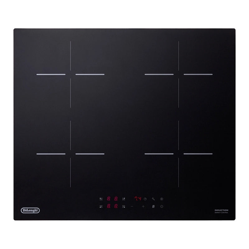 DE LONGHI YLI60 PIANO COTTURA A INDUZIONE 60CM 4 ZONE COTTURA IN VETROCERAMICA NERO