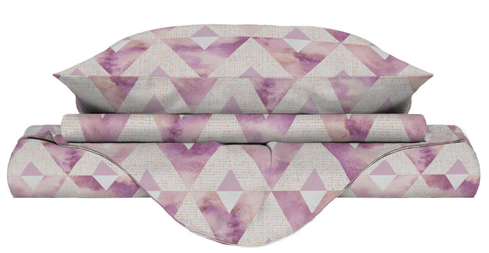 Copripiumino Matrimonale con Federe Stampato in Microfibra Kinki