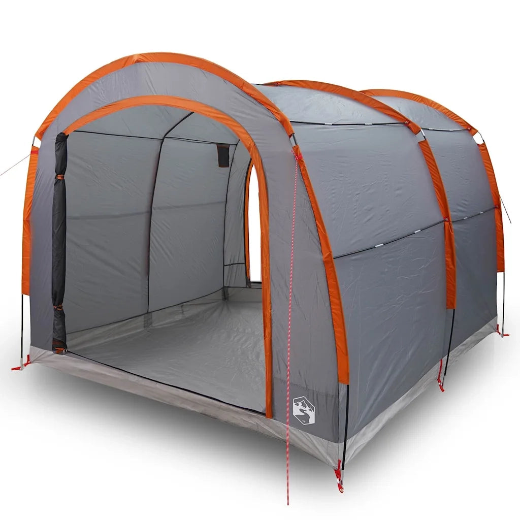 vidaXL Tenda Grigio e arancione 268 x 240 x 191 cm Poliestere