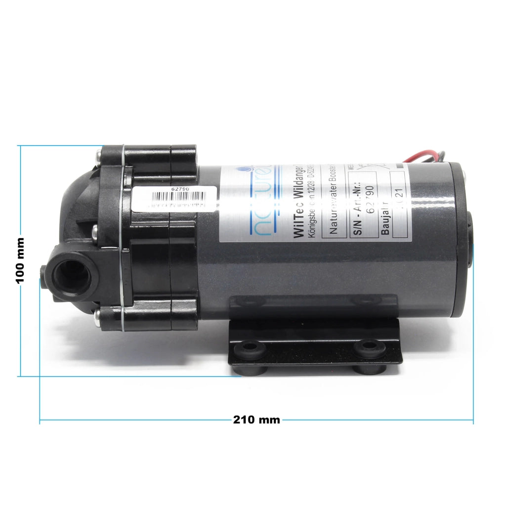 Pompa booster 500 GPD (1900l/giorno) 100W Pompa di spinta per sistemi a osmosi inversa