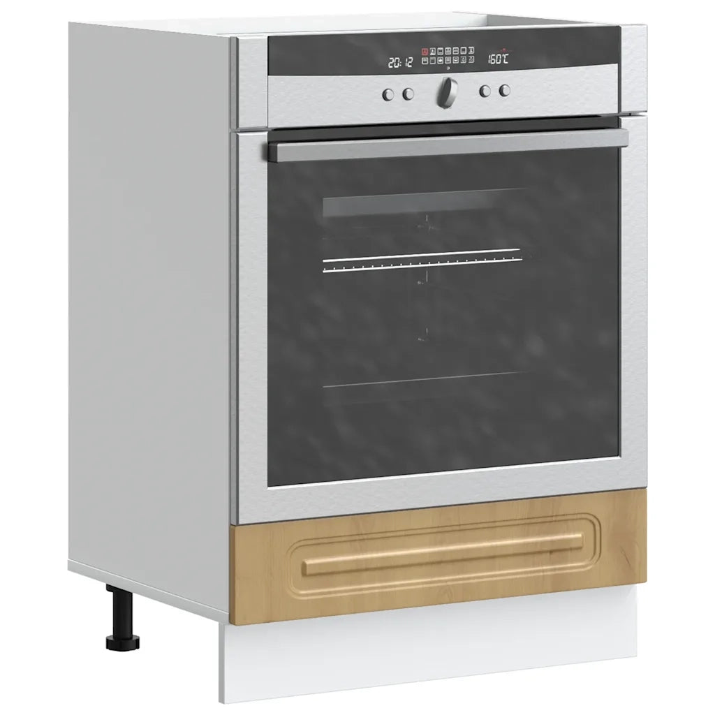 Pensile da cucina | Armadio per Forno Kalmar Rovere Artigianale Legno Multistrato
