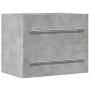 Mobiletto lavabo da bagno a parete dal design contemporaneo 60 x 38,5 x 48 cm legno composito grigio cemento 02_0050808