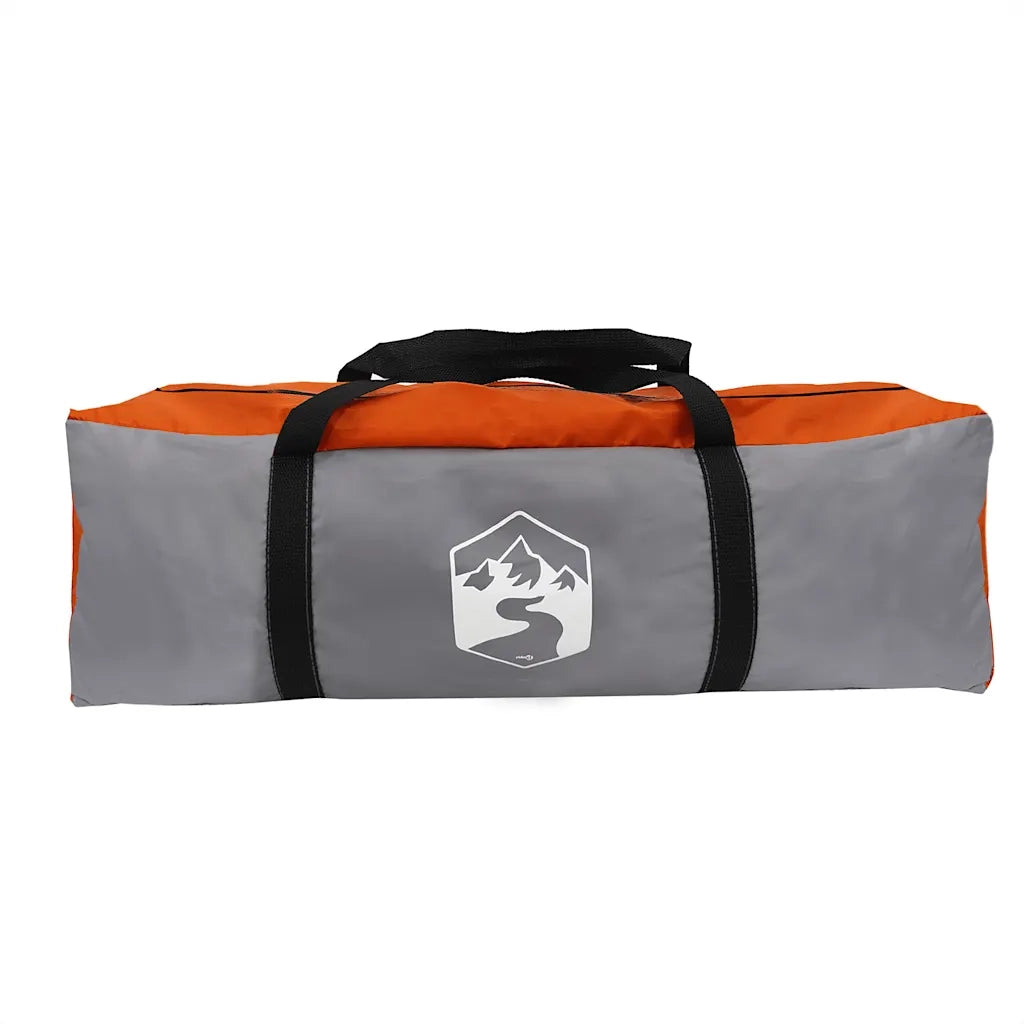 Tenda Familiare a Tunnel 8Persone Grigia Arancione Impermeabile 4009554