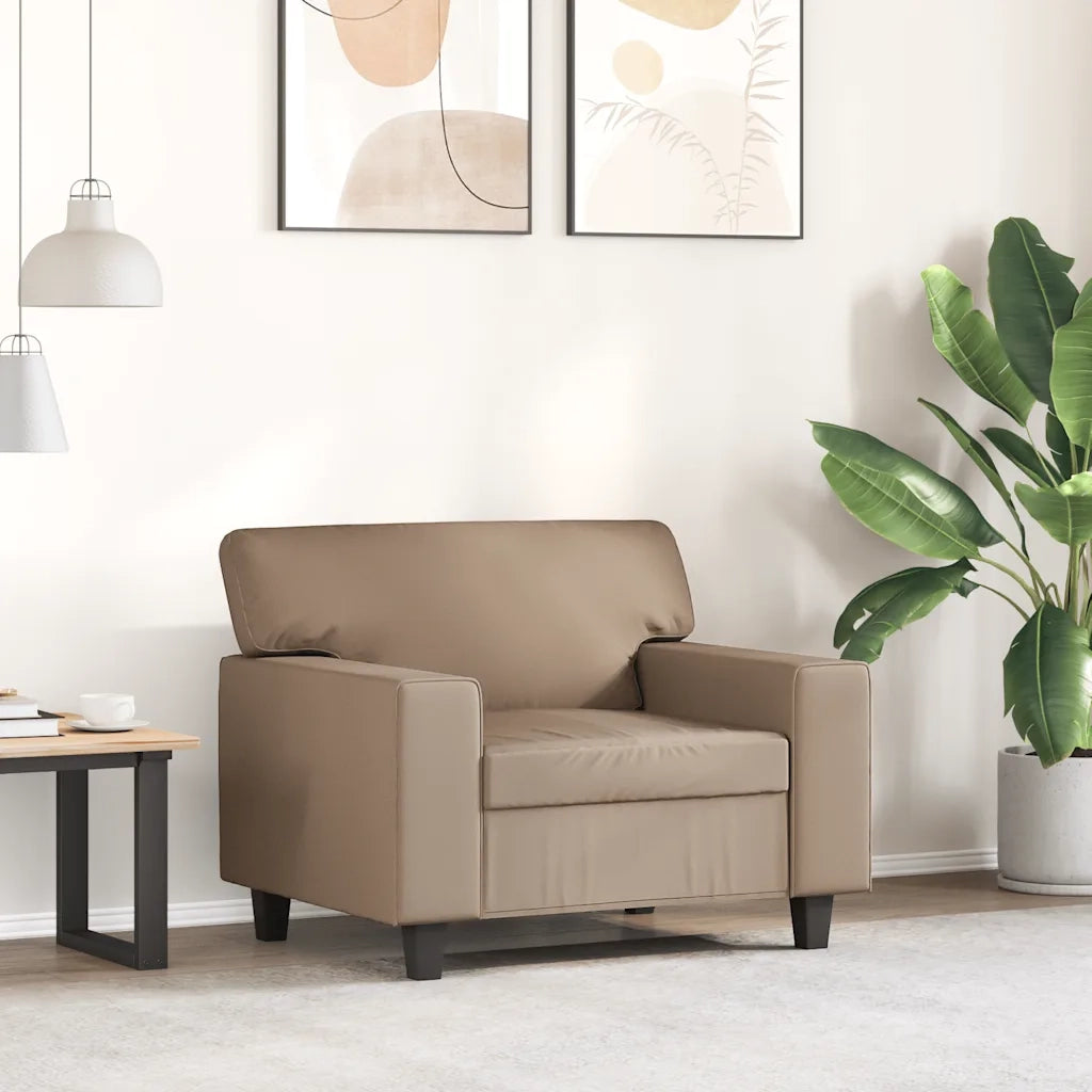 Poltrona-Divano Sedia Cappuccino 60 cm in Similpelle 801120