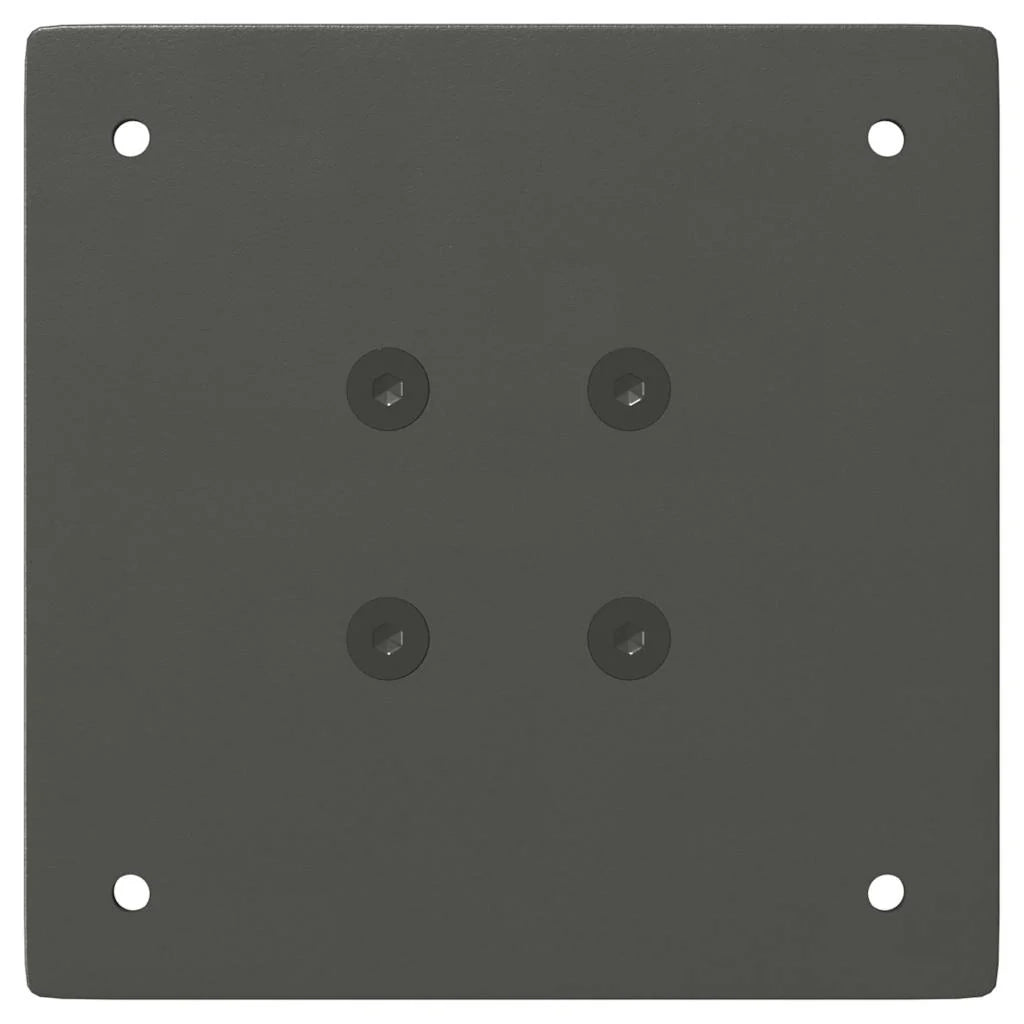 Set di 4 gambe regolabili per tavolo consolle 72-74 cm design moderno elegante finitura in acciaio antracite 02_0056767