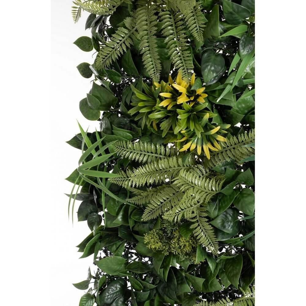 Parete Sintetica Resina Verde Tropical da Esterno 100x100 - ELIXOR
