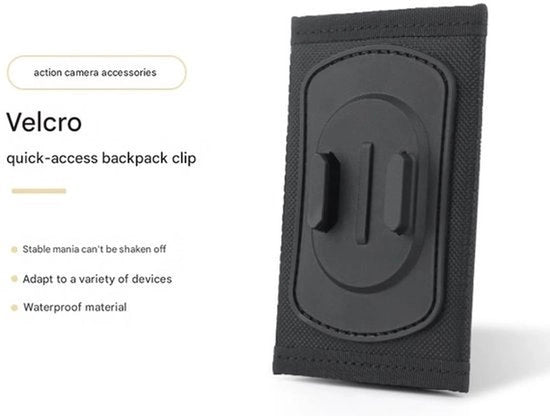 Adatto per azionatori GoPro 13/12, accessori DJI, universale Adatto per smartphone, telecamere esterne, clip per zaini da passeggio