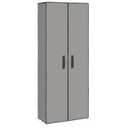 Scarpiera mobile contenitore per scarpe mobile ingresso/corridoio/soggiorno 60 x 30 x 166 cm tessuto grigio 02_0021776