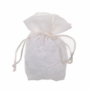 Set 24 Sacchetto con Ricamo Misure 55x55 cm