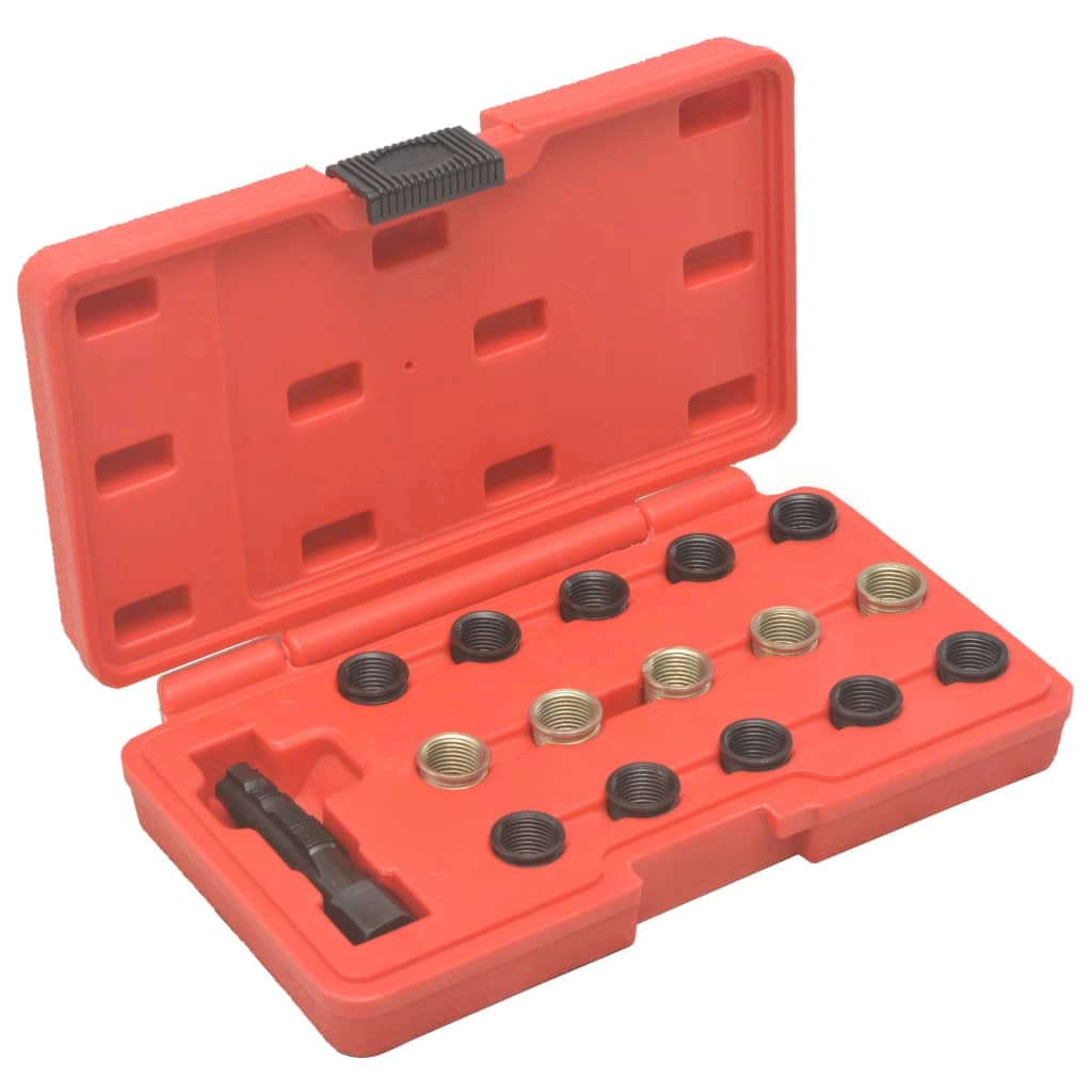Kit di riparazione filettature candelette 16 pezzi M14x1,25 officina auto 02_0004088