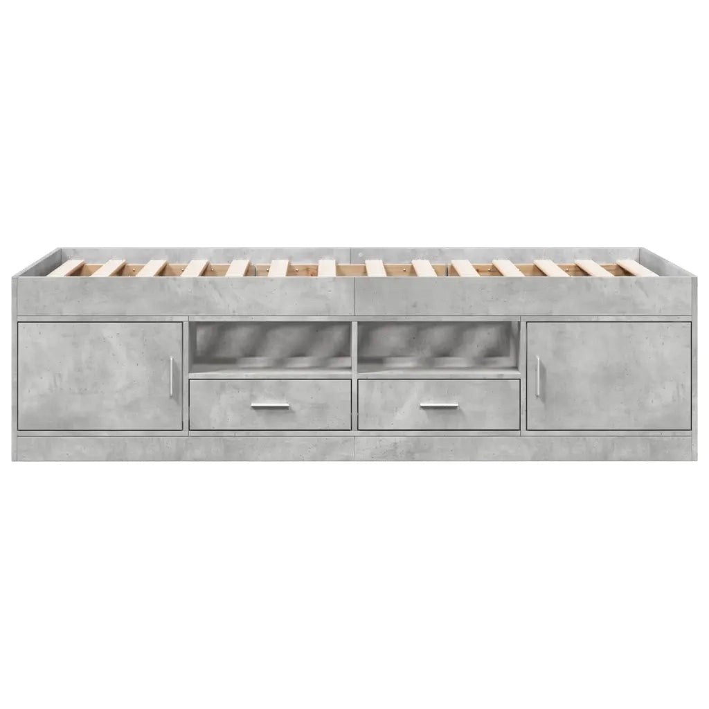 Divano Letto con Cassetti senza Materasso 90x190 cm 3280254