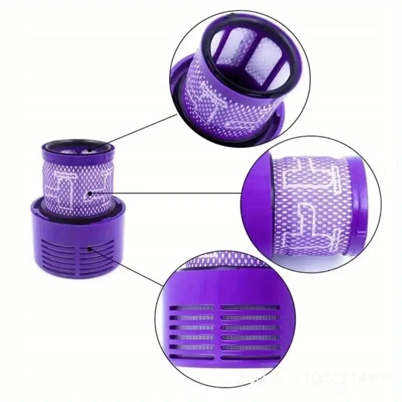 Filtro HEPA Lavabile di Ricambio compatibile con Dyson V11 V15 SV14 – Set 3 Filtri + Spazzola