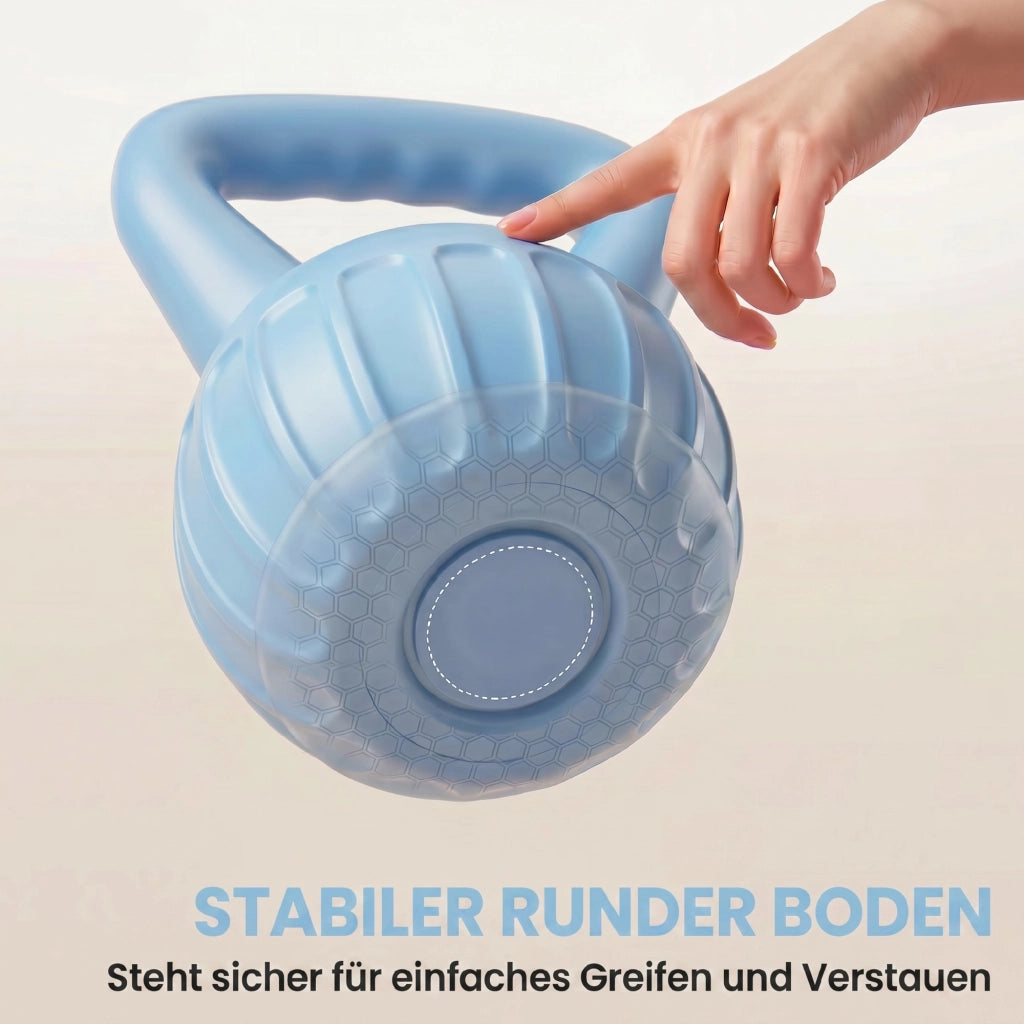 Kettlebell 6 kg con sabbia ¨C zephmum ¨C blu 21x21x27 cm