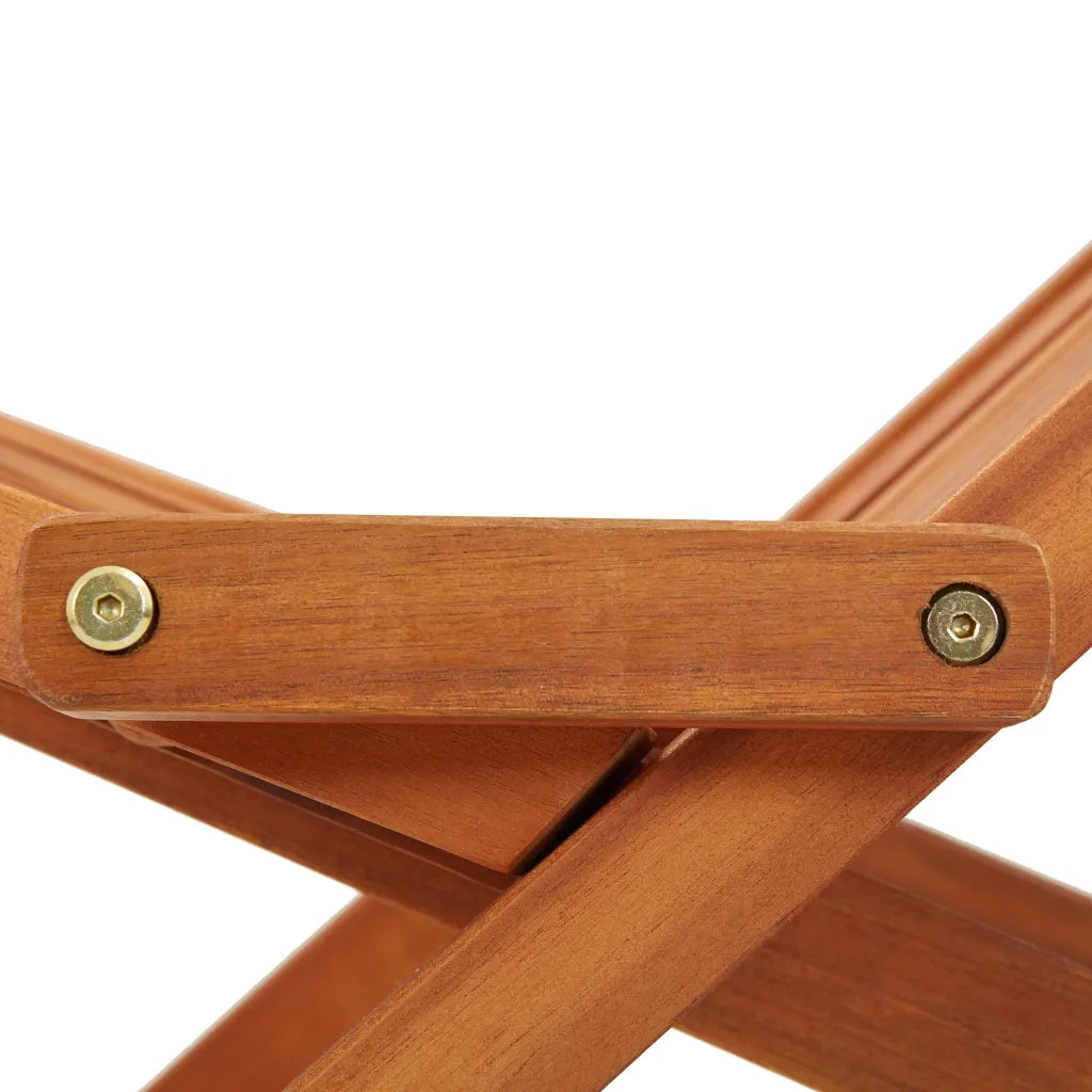 Sedie da Giardino Pieghevoli 2 pz in Legno Massello d'Acacia 45975