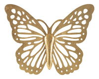 Farfalla Decorativa da Muro 3D 43x2x35 cm in Ferro Oro
