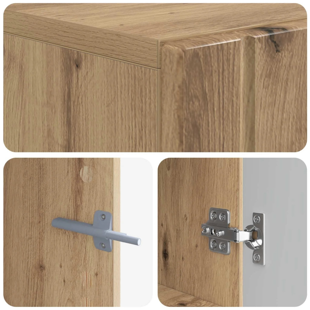 Mobile TV Rovere Artigianale Legno ingegnerizzato 896464