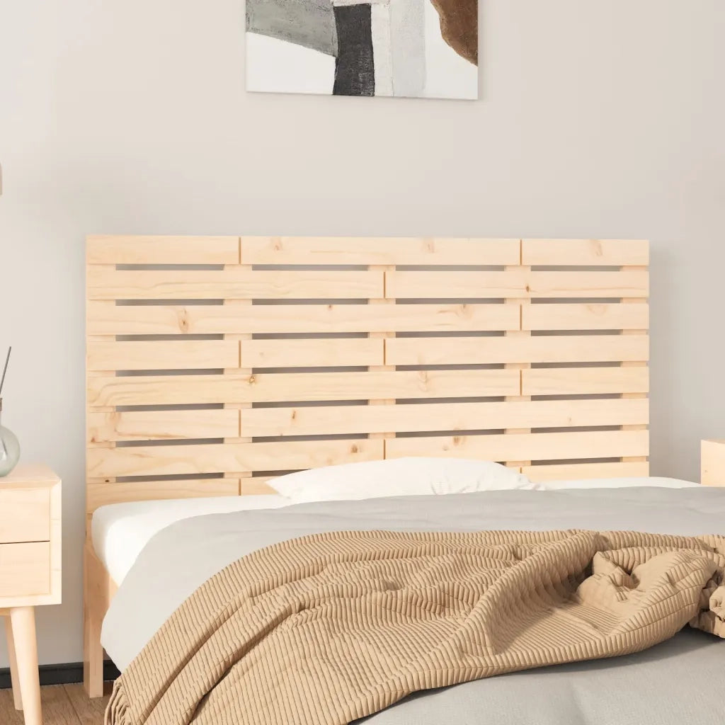 Testiera | Testata da Parete 156x3x63 cm in Legno Massello di Pino
