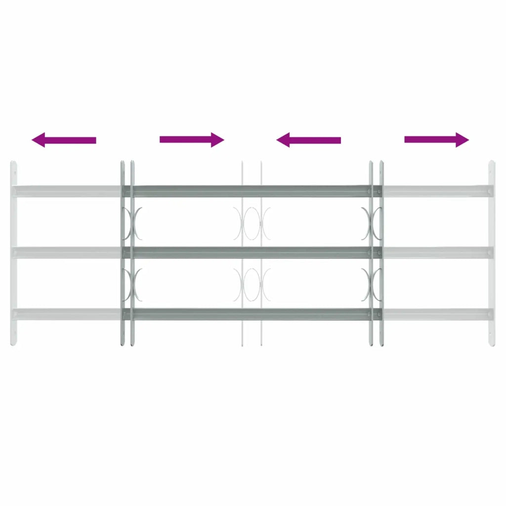Griglia di Sicurezza per Finestra con 3 Traversine 3 pz CFW8605803
