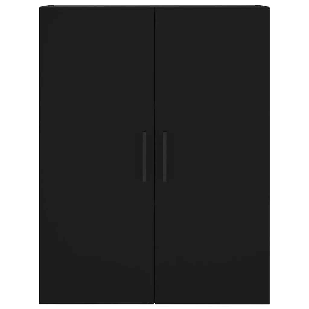 Armadietto a Muro | Mobili a Parete 2 pz Neri 69,5x34x90 cm