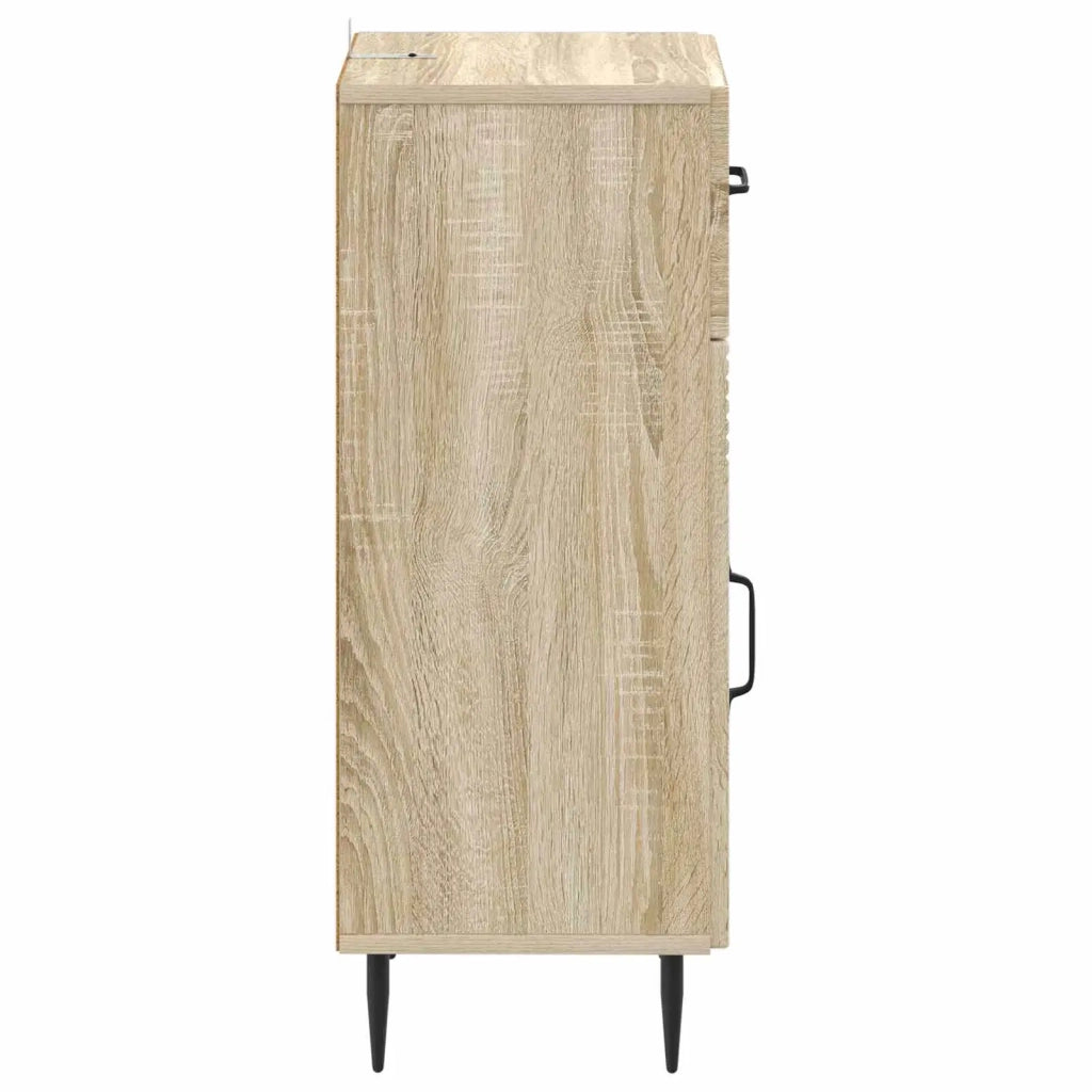 Mobiletto da Bagno HAARLEM Rovere Sonoma 30 x 31 x 80 cm 896827