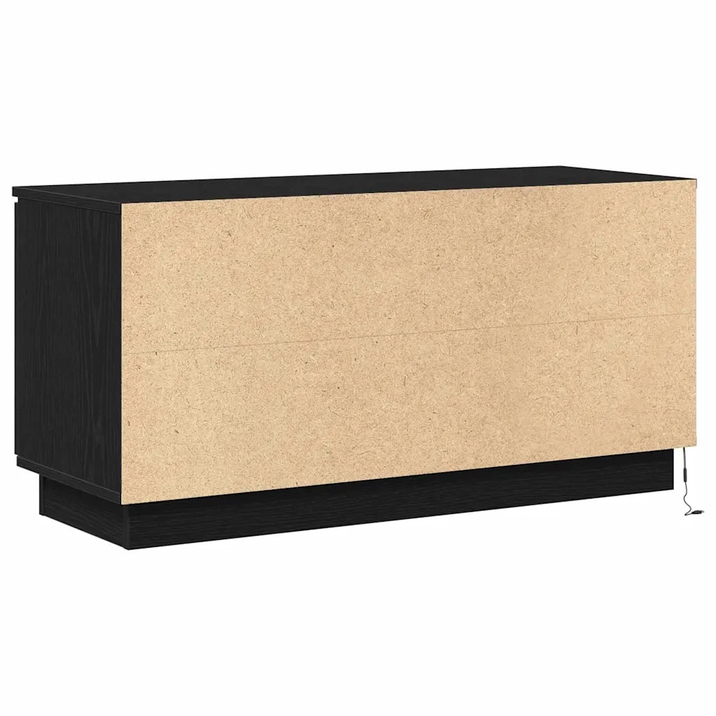 Mobile TV Rovere Nero 100 x 38 x 49 cm Legno multistrato 869667
