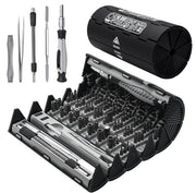 Set di Chiavi a Scelta Veloce 126 in 1 Chiave a Scelta Veloce Magnetica con Borsa Kit di Riparazione e Smontaggio per PC Occhiali Orologio Elettronica Nero