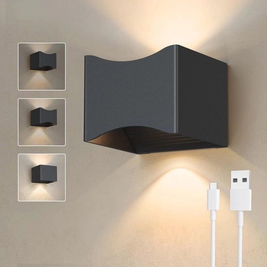 Lampada da Parete con Sensore di Movimento e Batteria per Interni ed Esterni - Impermeabile e Progettata per l'Efficienza