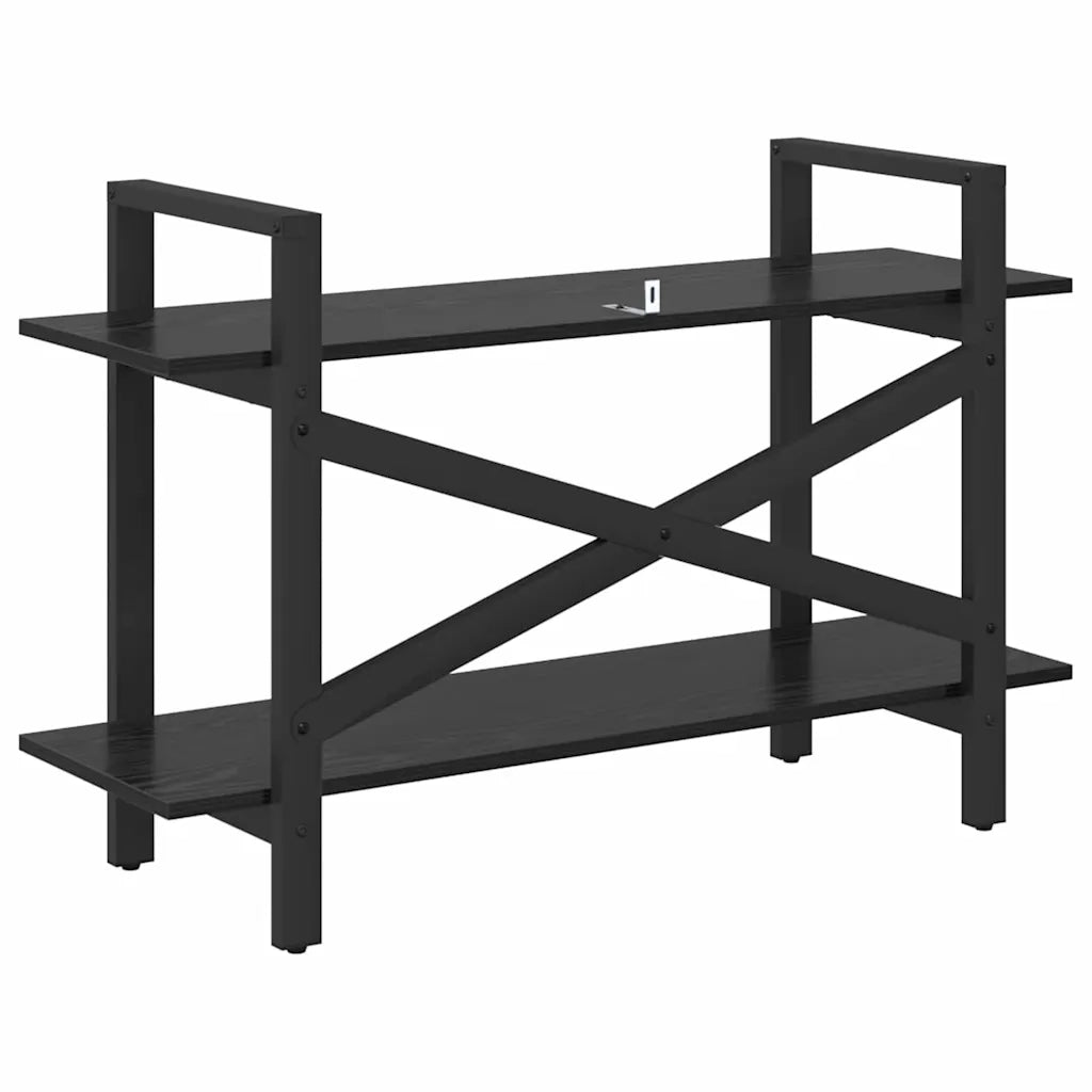 Libreria Rovere Nero 100 x 33,5 x 64 cm Legno multistrato 883952