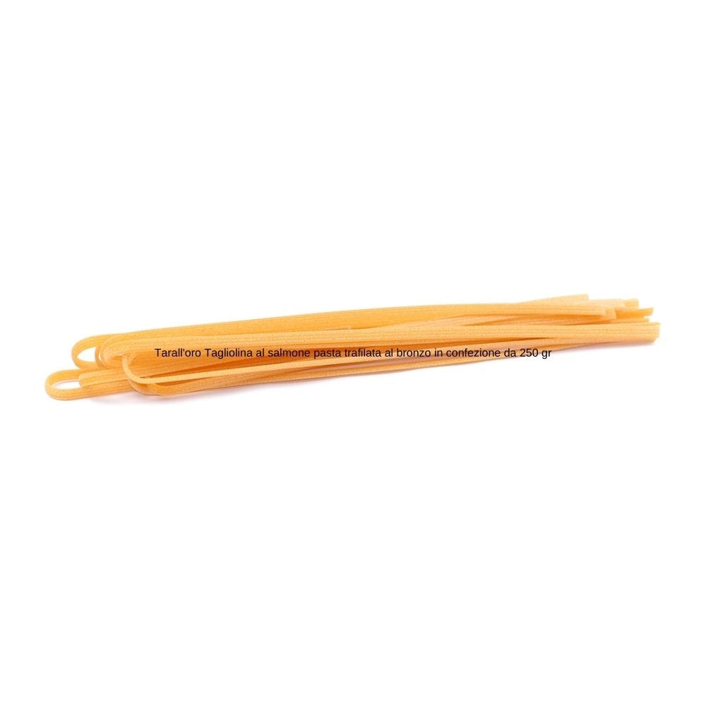 Tarall'oro tagliolina al salmone pasta trafilata al bronzo in confezione da 250 gr