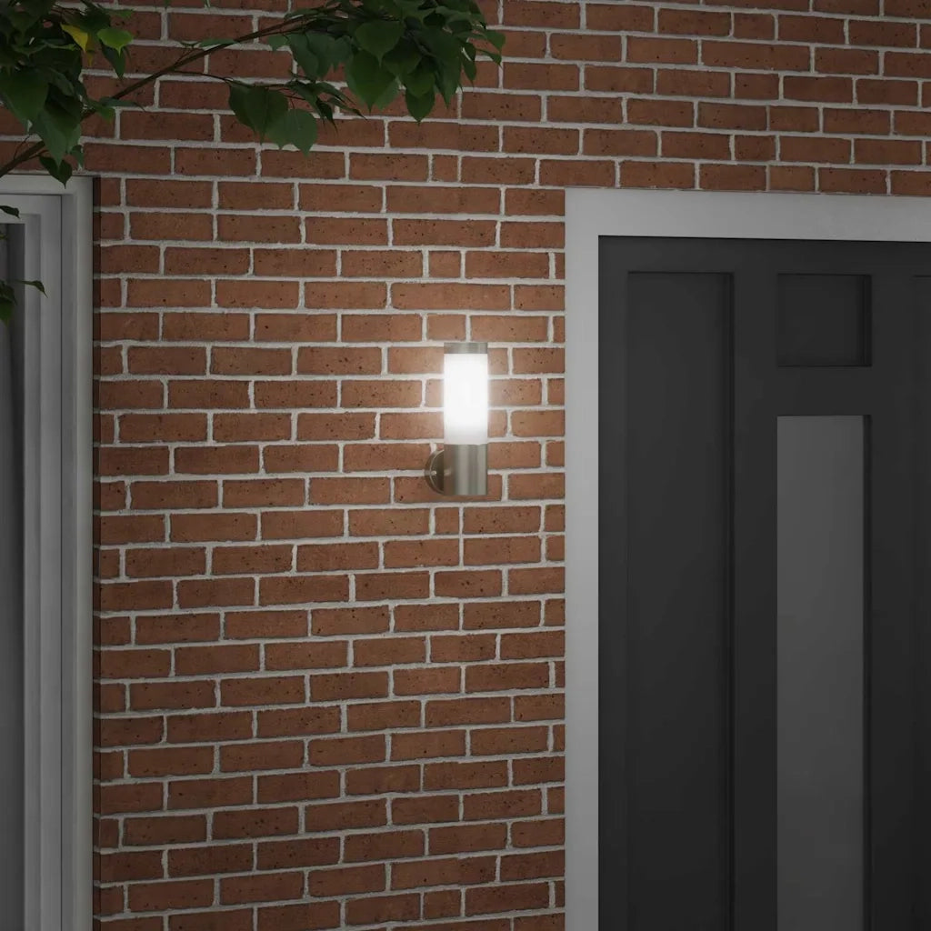 Lampada da Parete Esterna Argento 12 x 8,5 x 27 cm CFW6344088