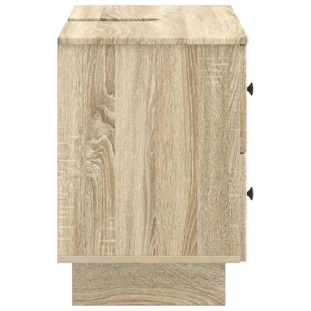 Armadio per Lavabo da Bagno EDE Rovere Sonoma 82 x 41 x 59 cm 895917