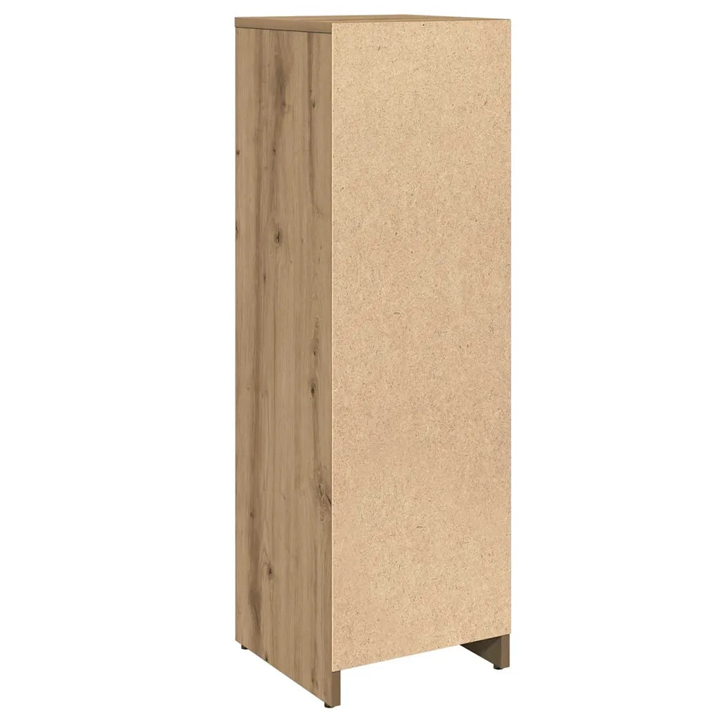 Armadietto Bagno Artigianale 30x30x95 cm in Legno Multistrato 856034