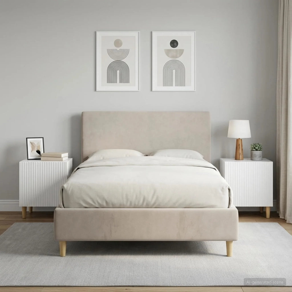 Armadio da Notte 2 pcs Bianco Lucido 43 x 34,5 x 50 cm 894574