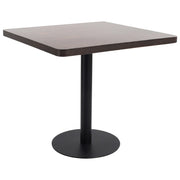 Tavolo da BistrÃ² Marrone Scuro 80x80 cm in MDFcod mxl 97198